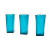 2353 Premium Juice and Water Glasses Set of 6 Transparent, 300ml, Drinking Water Glasses Stylish & Crystal Square Highball Glasses for Water, Juice & Cocktails, Glass Set of 6 for Water DeoDap