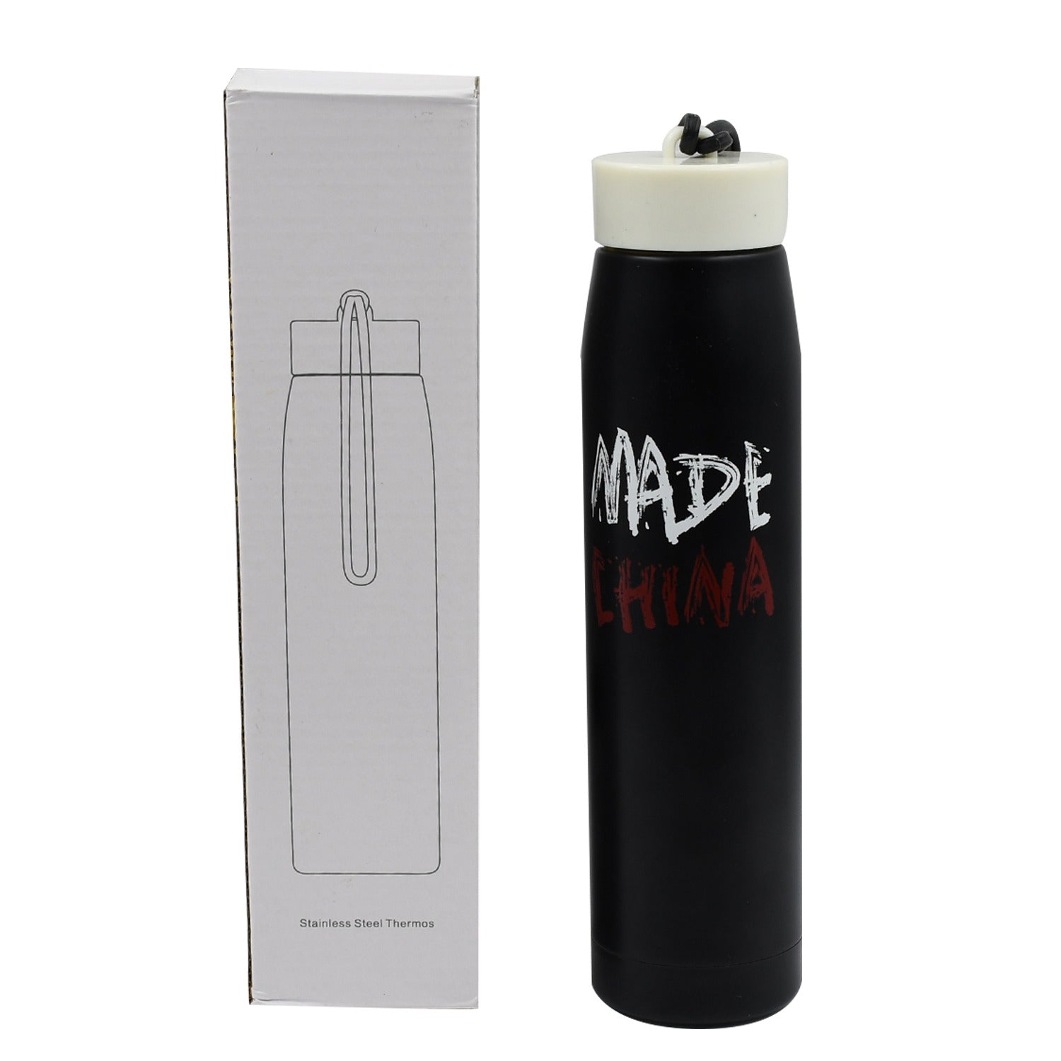 6972 STEEL BOTTLE TRAVEL WATER BOTTLE 320ML FOR HOME , OFFICE & SCHOOL USE.