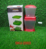 2003 Small Onion Chopper & Vegetable Chopper Quick Cutter with Rotating Blade DeoDap