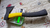 7413 Gardening Tools Hatchet Axe Fiberglass Body Rubberized Handle Wood Cutting Axe, Camping Axe, Safety Axe, Pick Axe (972 Gm)